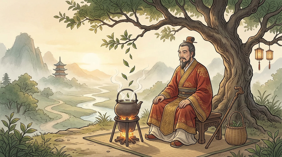 Shennong császár kínai felfedezések gyerekeknek