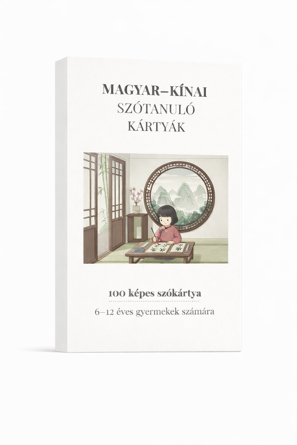 magyar-kínai szótanuló kártya gyerekeknek Hanzi Akadémia